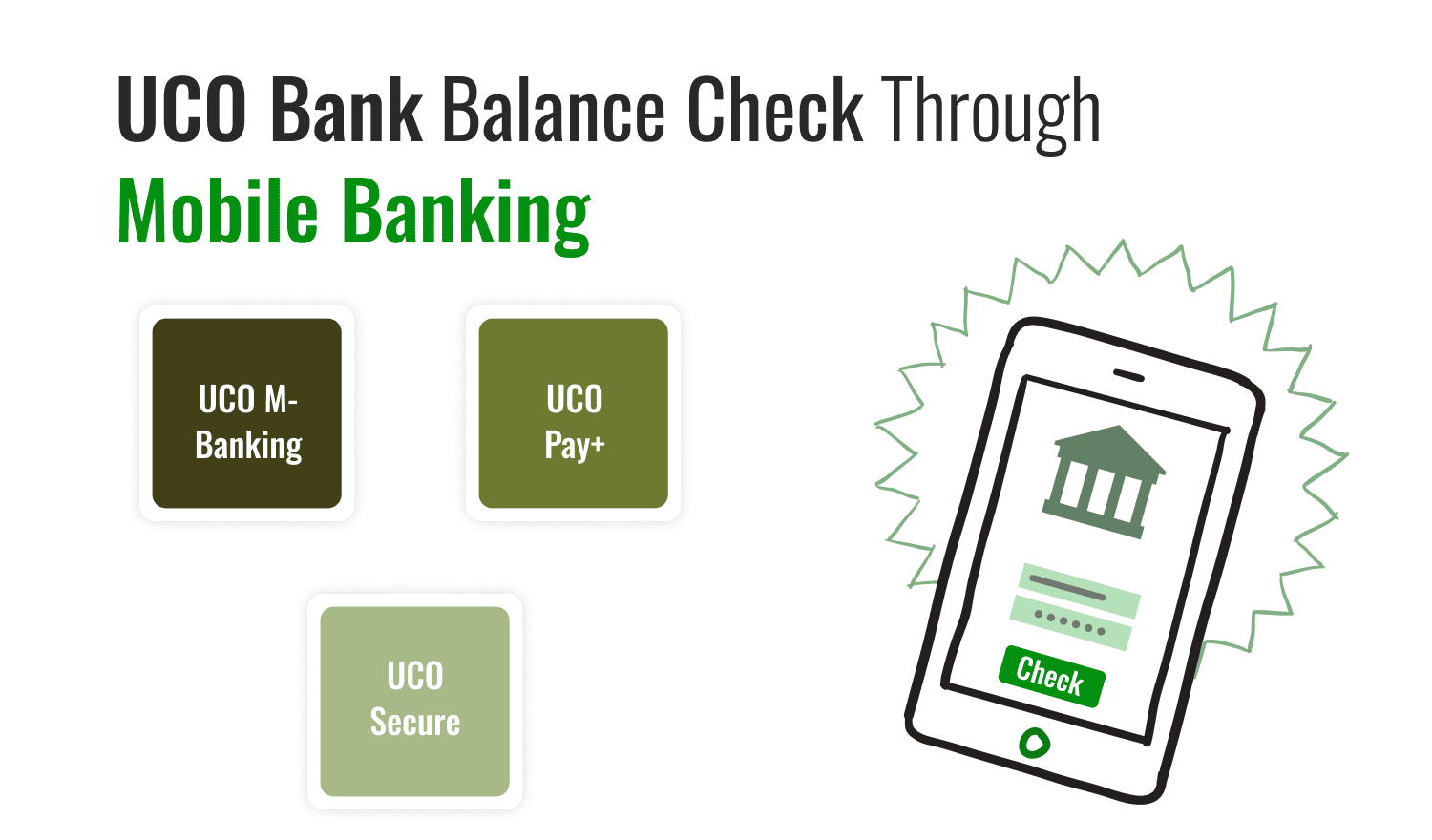 UCO Bank Balance Check Through Mobile Banking